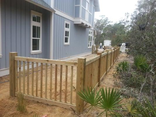 Custom Wood Fence