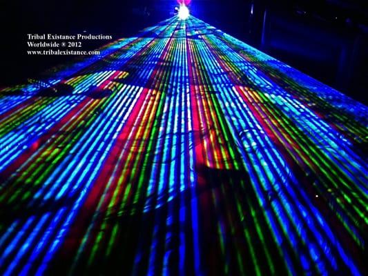 High Power Laser Light Show Rental Equipment From Tribal Existance Productions Worldwide