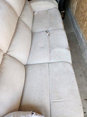 My couches that were less than a year old and in great condition.