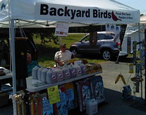 Backyard Birds, at Binford Farmers' Market. August 2011.