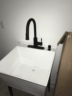 Faucet instalation