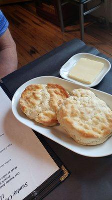 Texas sized biscuits and butter