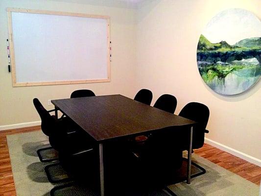 Conference room for up to eight people