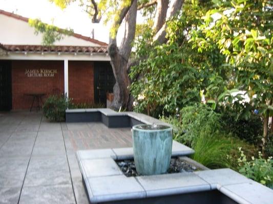 Fountain in the courtyard