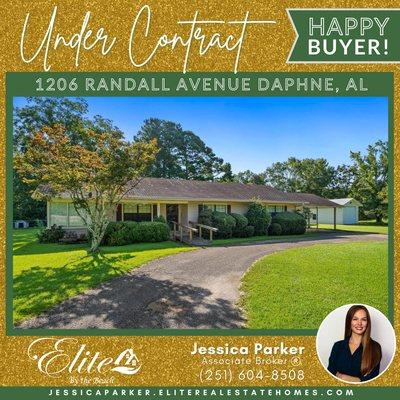 Under contract property from Jessica Parker.