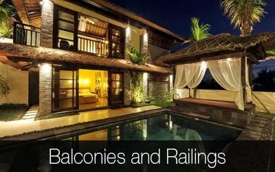 Superb Balcony Flooring and Railing