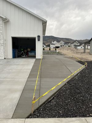 Driveway extension and RV pad