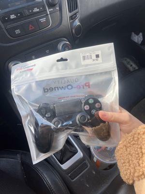 Pre owned ps4 remote