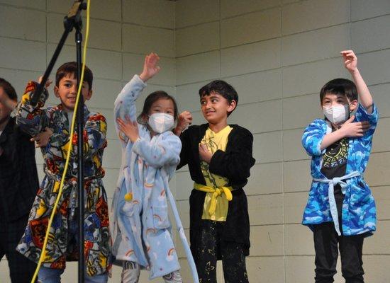 Everyone performs at the annual Talent Show.