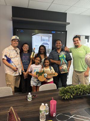 Assisted this beautiful family in buying their first home.