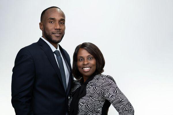 Pastor Travis Morgan & his wife Patrice Morgan