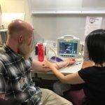 Ultrasound guided Peripheral IV class at Stanford Hospital