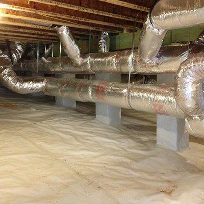 Crawlspace ductwork