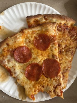 Pepperoni and Cheese slices