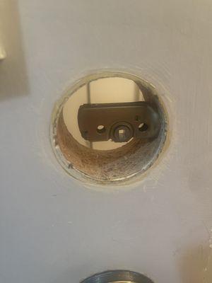 how we install and create new door holes