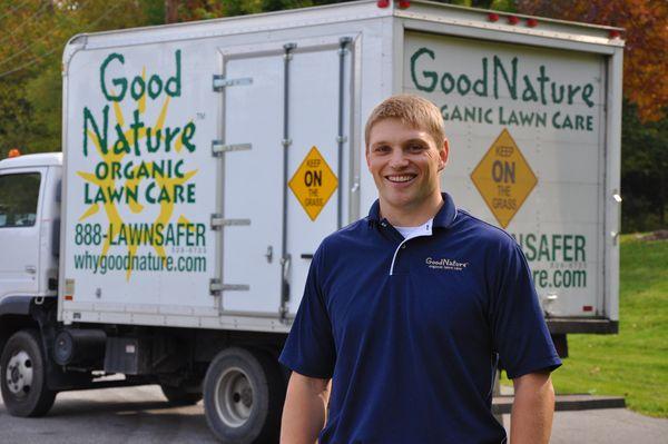 Alec McClennan, founder of Good Nature Organic Lawn Care