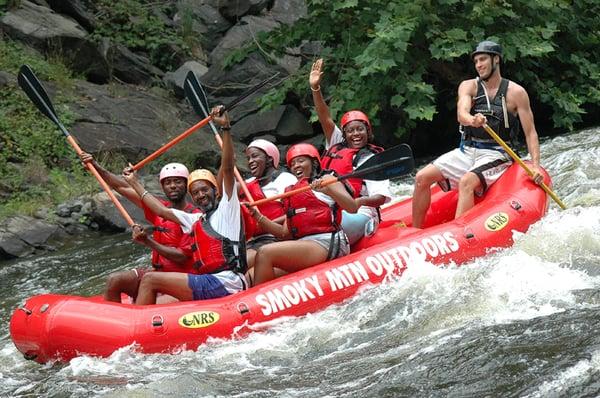 White water rafting in Pigeon Forge TN