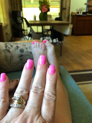 Manicure and pedicure