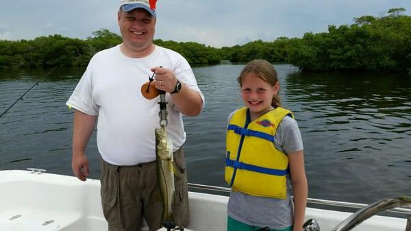 22 inch Snook caught by my daughter.