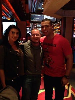 Jimmy with friends Kyle and Marissa on the night of their engagement in Reno, NV