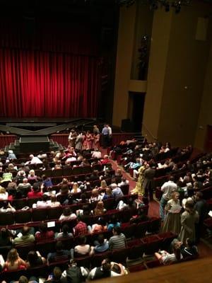 Les Miserables (April 19, 2014). Before the performance started