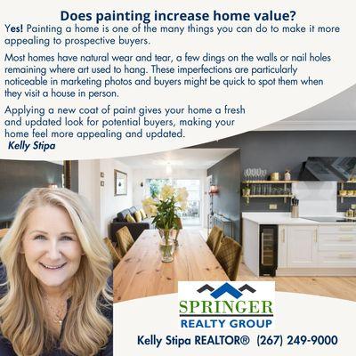 Should you paint your house before listing it for sale?