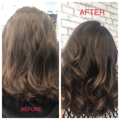 Highlights, cut, and style ‍