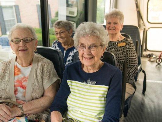 Residents Enjoying Trip to Hobby Lobby