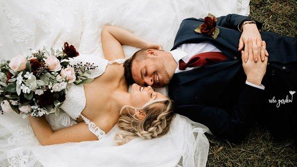 Bride & Groom on Wedding Day