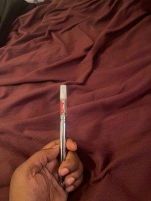 The weed pin & cart that i bought that has leaked out after 2 days