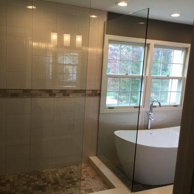 Custom shower enclosure