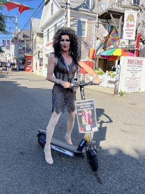 What better person to ride but Cher!