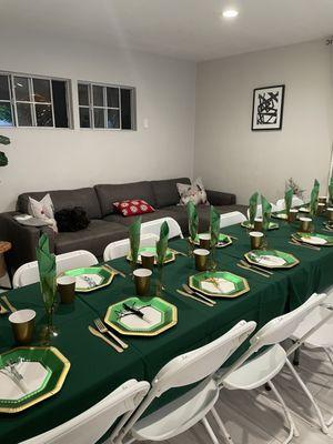 Party set up