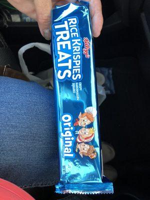 I can't resist Rice Krispie Treats. 2 for $2.50.