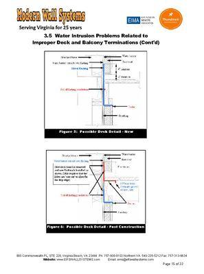 Virginia EIFS & stucco inspection and repair.  Modern Wall Systems: www.eifswalsystems.com