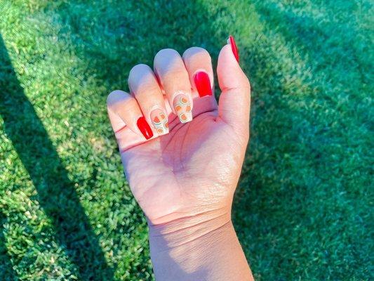 Watermelon nails 6/22/21