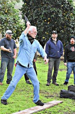 Rainbow Creek Knife Throwing Range