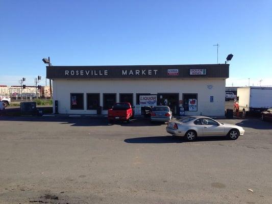 Front of Roseville market off of P F E rd.