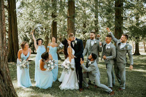 Bridal Party at Wedding Day