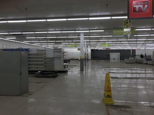 Almost empty store