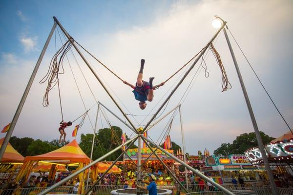 The carnival is complete with rides and more!