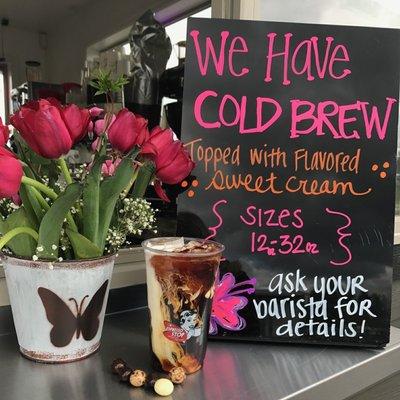 We have cold brew!