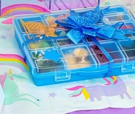 Sweet-filled Tackle Boxes will make anyone smile! Choose a variety box, chocolate lovers, sour fun, and simply sweets! Just $15!