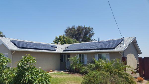 7.68Kw system LG panels and Enphase MicroInverters