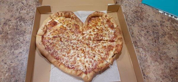 Heart Pizza