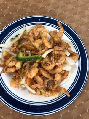 Salt pepper shrimp