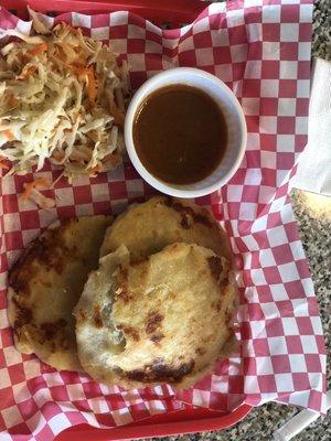 Pupusas, crispy