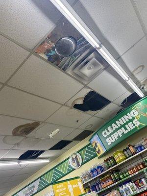 Ceiling leaks