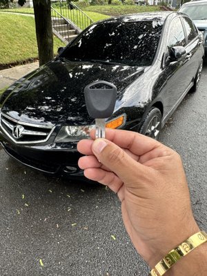 2007 Acura TSX key made