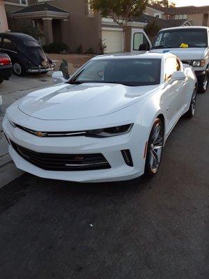 Exterior detail on this camero !